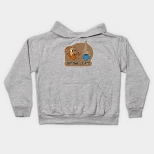 Butt First...Coffee Kids Hoodie